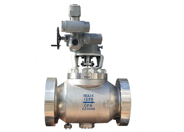 10" × 14" 1500磅 CF8 夹套保温硬密封耐磨 C 型球阀