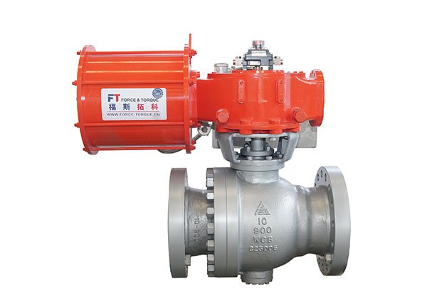 10" 900磅 气动硬密封耐磨球阀